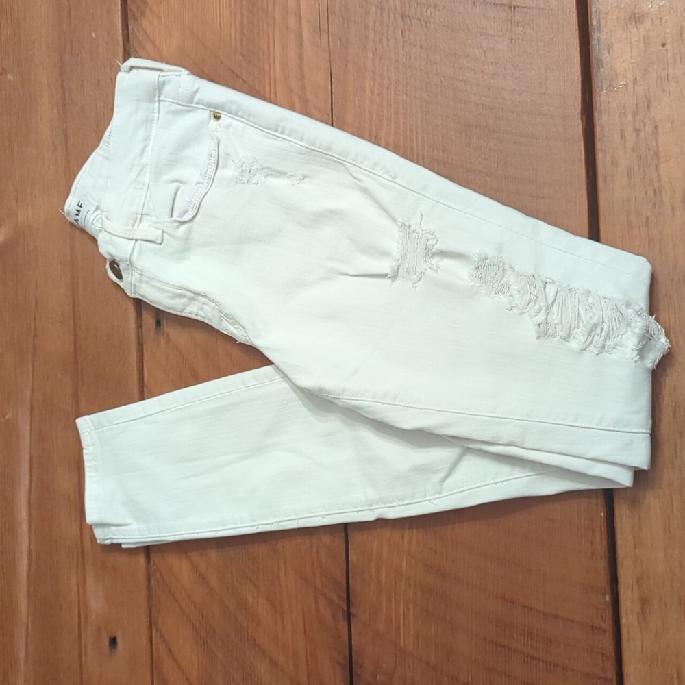 Frame Denim Women's Skinny Jeans in White
